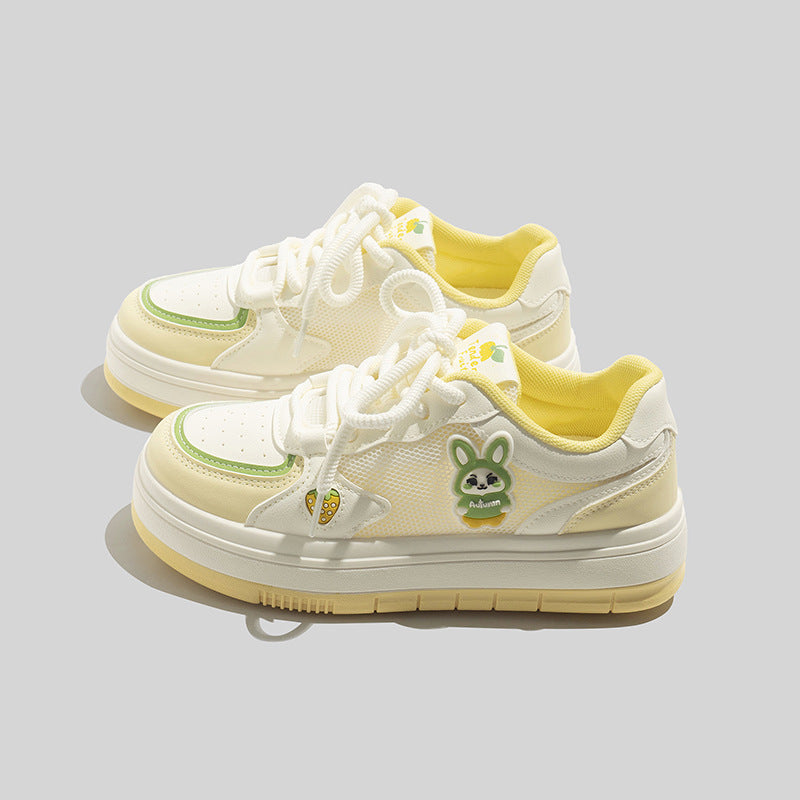 Damen Sneakers mit verspieltem Tierdesign und komfortabler Sohle EB