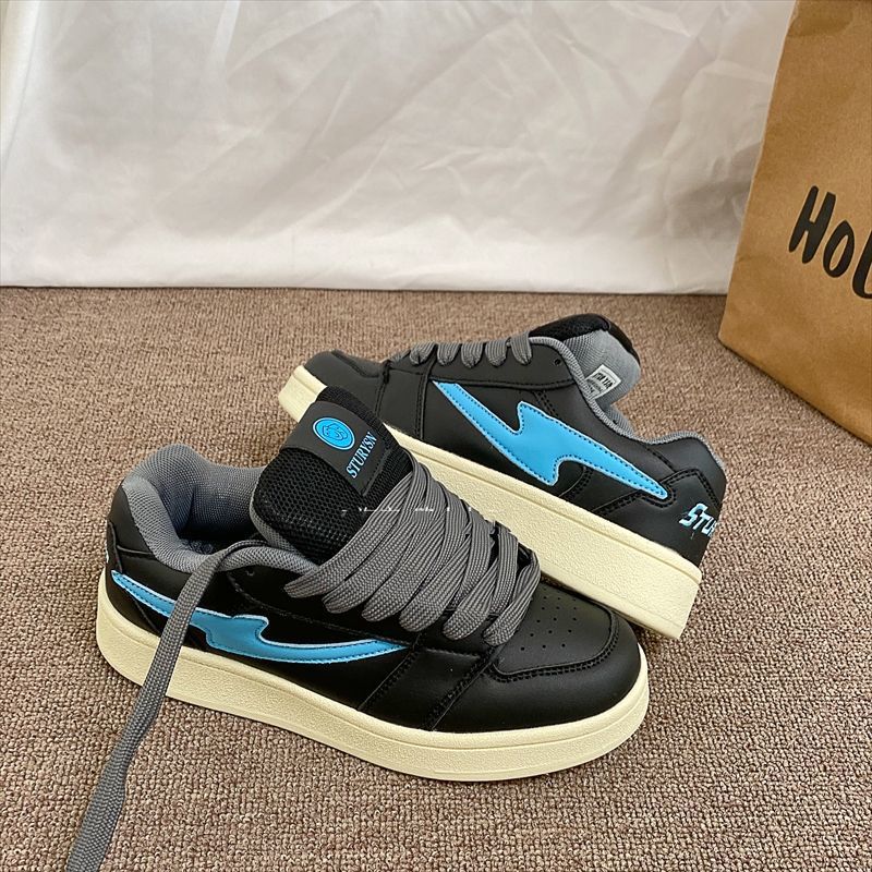 Damen modische Sneaker im sportlichen Stil mit atmungsaktiven Einsätzen EB
