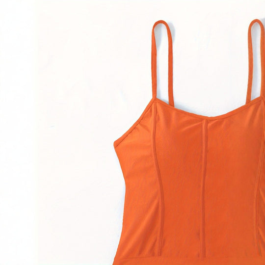 Damen Einteiler Badeanzug mit elegantem Schnitt EB