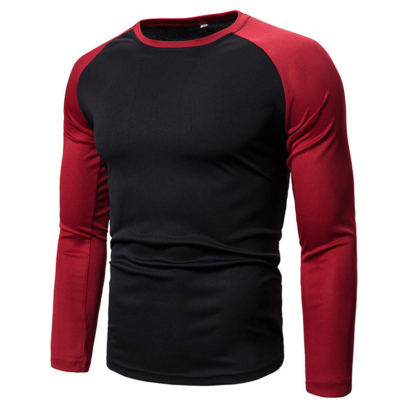 Herren Sportliches Langarm-T-Shirt mit atmungsaktivem Funktionsmaterial EB