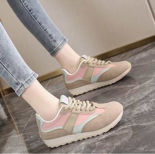 Damen Komfortable Lifestyle Sneakers mit atmungsaktiver Sohle EB