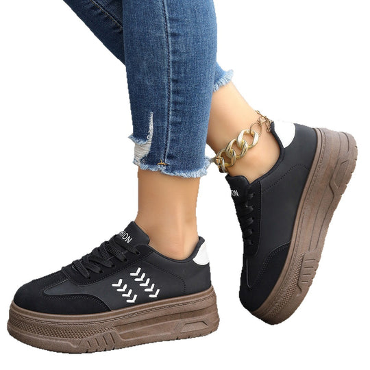 Damen Sneakers mit dicker Laufsohle und modischem Design EB