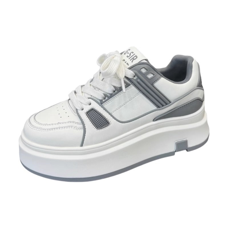 Damen Sportliche Sneakers mit dämpfender Plateausohle und atmungsaktiven Einsätzen EB