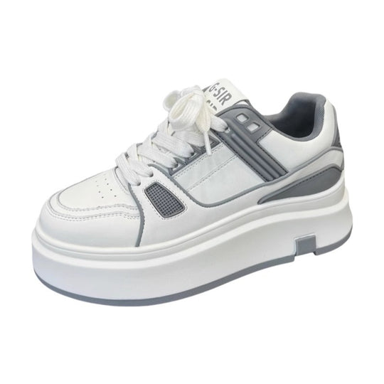 Damen Sportliche Sneakers mit dämpfender Plateausohle und atmungsaktiven Einsätzen EB