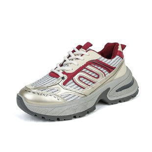 Damen Sportliche Sneakers mit atmungsaktivem Obermaterial und dämpfender Sohle EB