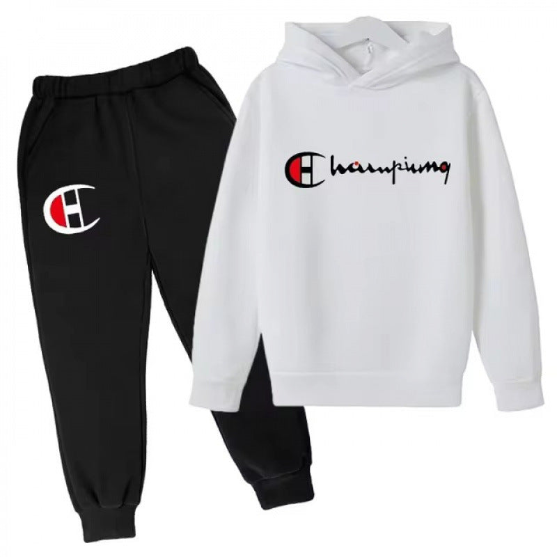 Unisex nan Kapuzenpullover mit Jogginghose Freizeitset EB