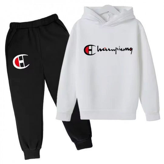 Unisex nan Kapuzenpullover mit Jogginghose Freizeitset EB