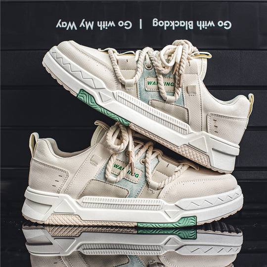 Damen Sportliche Sneaker mit stabiler Laufsohle und atmungsaktiver Obermaterialkombination EB