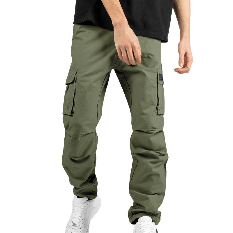 Herren Cargo-Hose mit elastischem Bund und praktischen Taschen EB