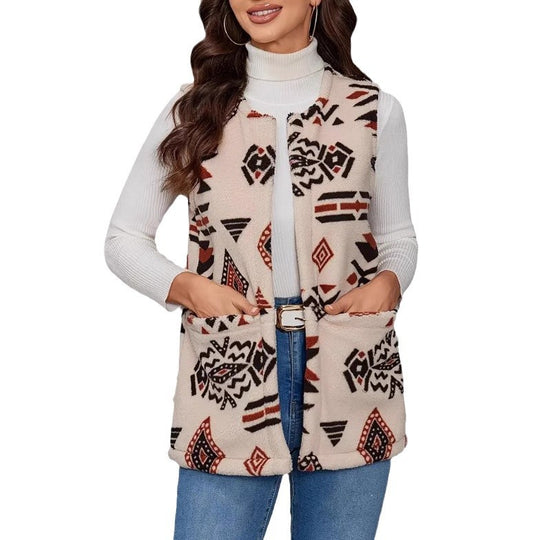 Damen Weste mit modischem Ethno-Design EB