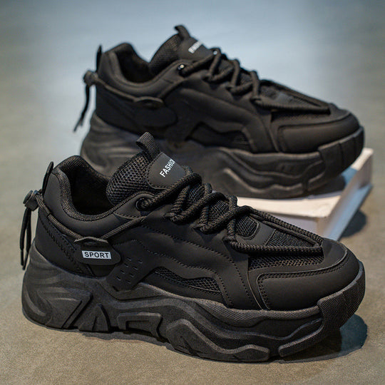 Damen Modische Chunky Sneakers mit atmungsaktiver Mesh-Oberfläche und dämpfendem Sohlenprofil EB