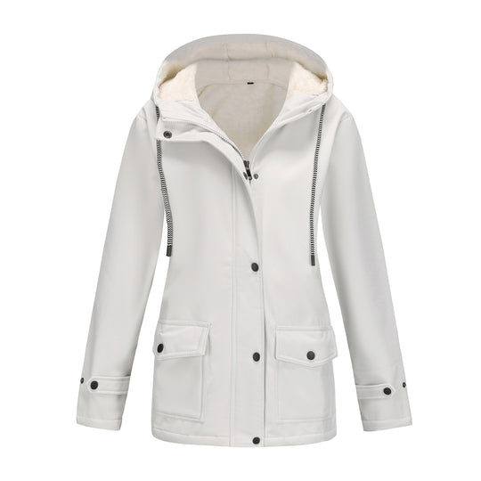 Damen Kapuzenjacke mit weichem Fleece-Futter EB