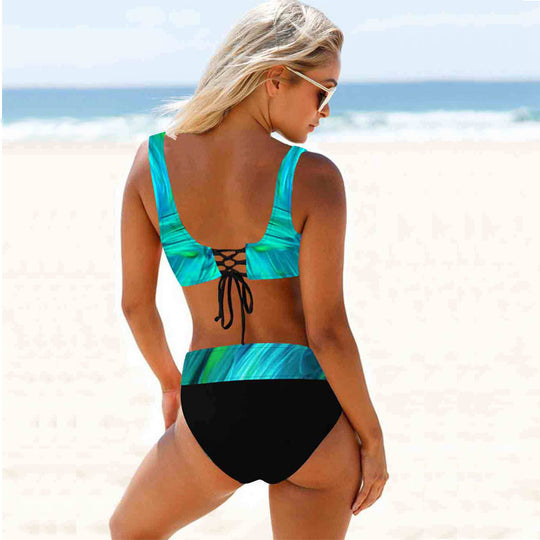 Damen Bikini-Set mit komfortablem Wickeldesign EB