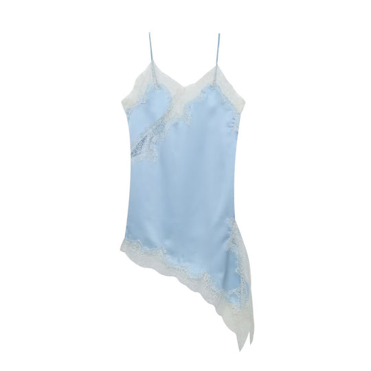 Damen asymmetrisches Spaghetti-Top EB