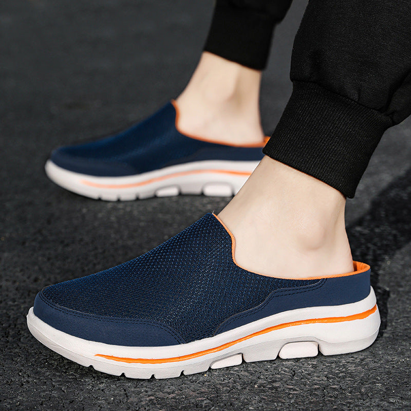 Damen Atmungsaktive Slip-On Freizeitschuhe mit dämpfender Sohle EB
