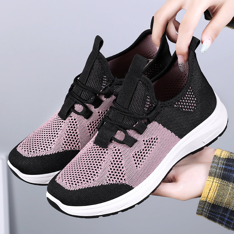 Damen Atmungsaktive Freizeitsneaker mit innovativem Schnellschnürsystem EB