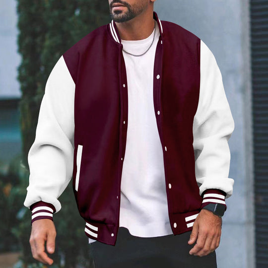 Herren Sportliche Collegejacke EB