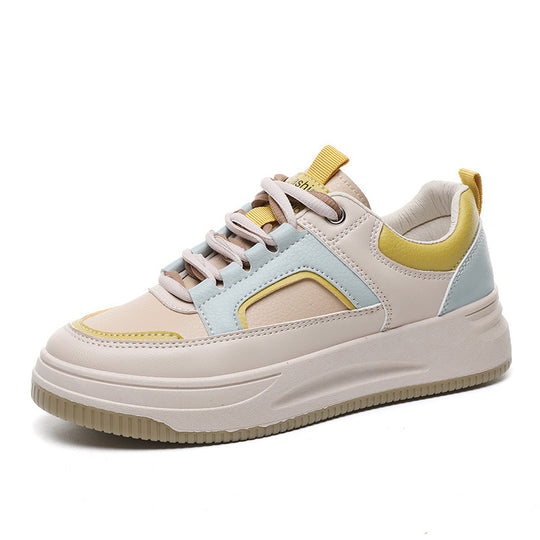 Damen modische Sneakers mit gepolstertem Innenfutter und robustem Sohlenprofil EB