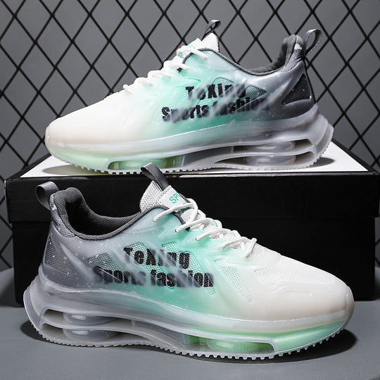 Damen Sportliche Air-Flow Sneakers mit atmungsaktivem Mesh-Obermaterial EB