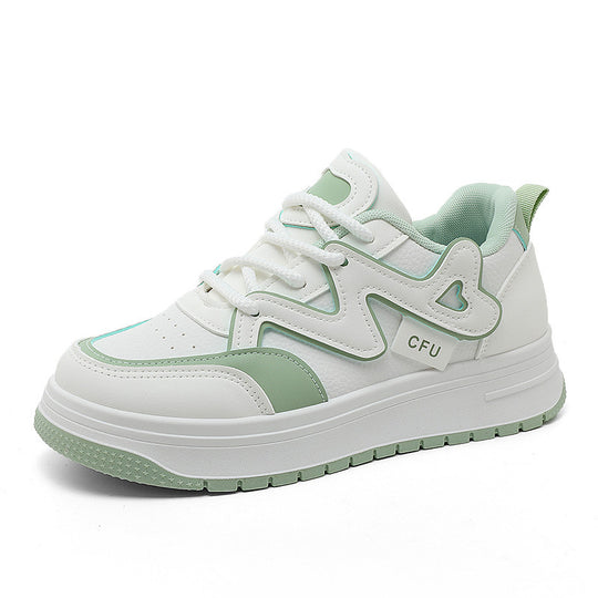 Damen Sportliche Sneakers mit atmungsaktiver Mesh-Konstruktion und dämpfender Sohle EB