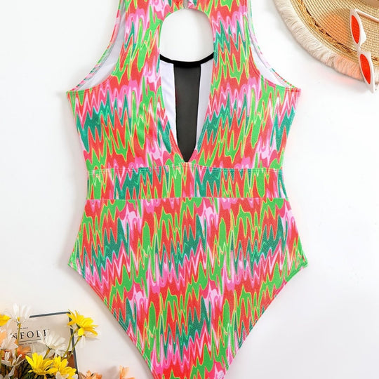 Damen Schwimmanzug mit modischem Cut-Out EB