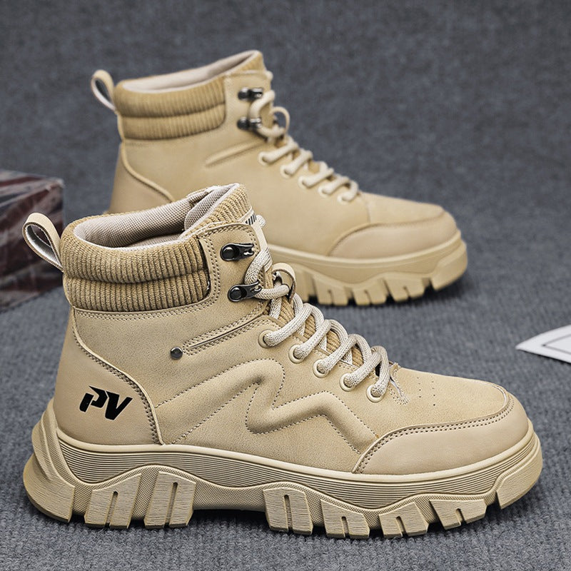 Damen Chunky High-Top Sneakers mit strapazierfähiger Sohle EB