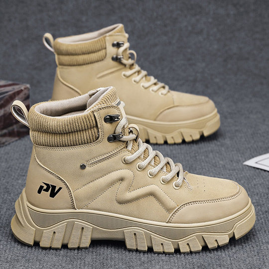 Damen Chunky High-Top Sneakers mit strapazierfähiger Sohle EB