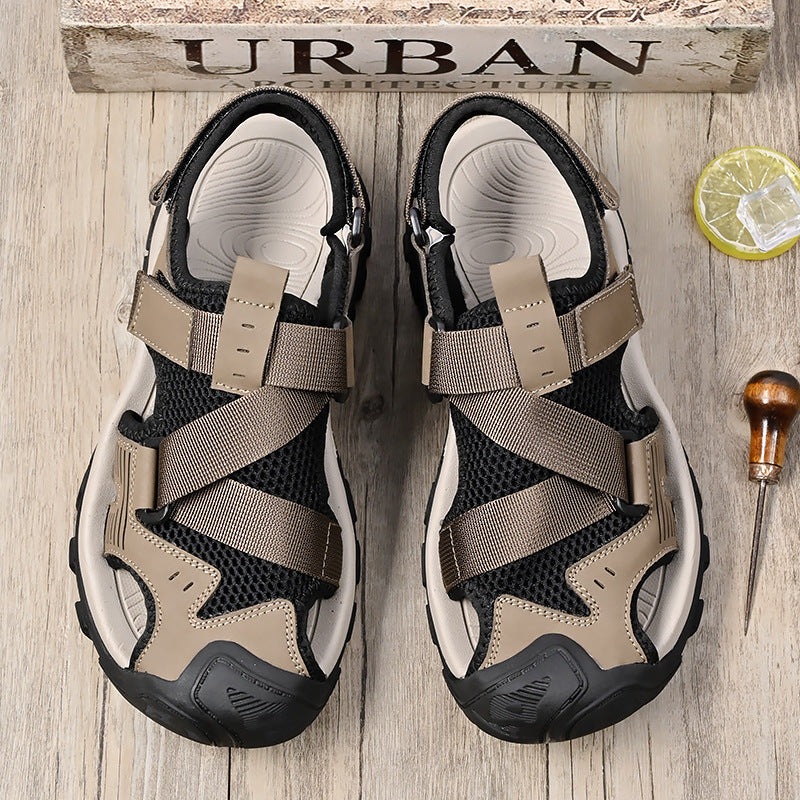 Damen Sportliche Outdoor-Sandalen mit rutschfester Sohle und verstellbaren Riemen EB
