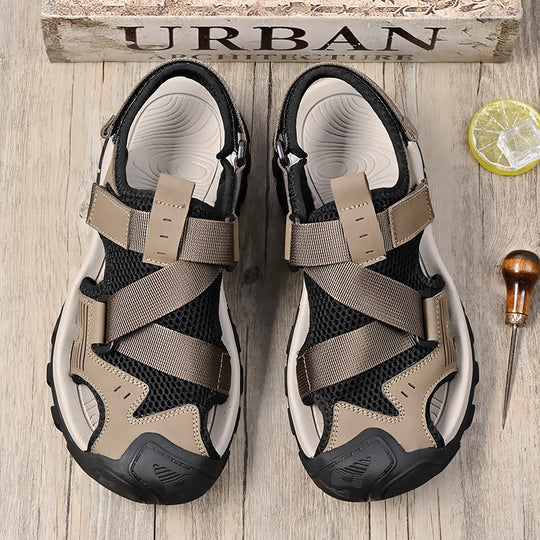 Damen Sportliche Outdoor-Sandalen mit rutschfester Sohle und verstellbaren Riemen EB