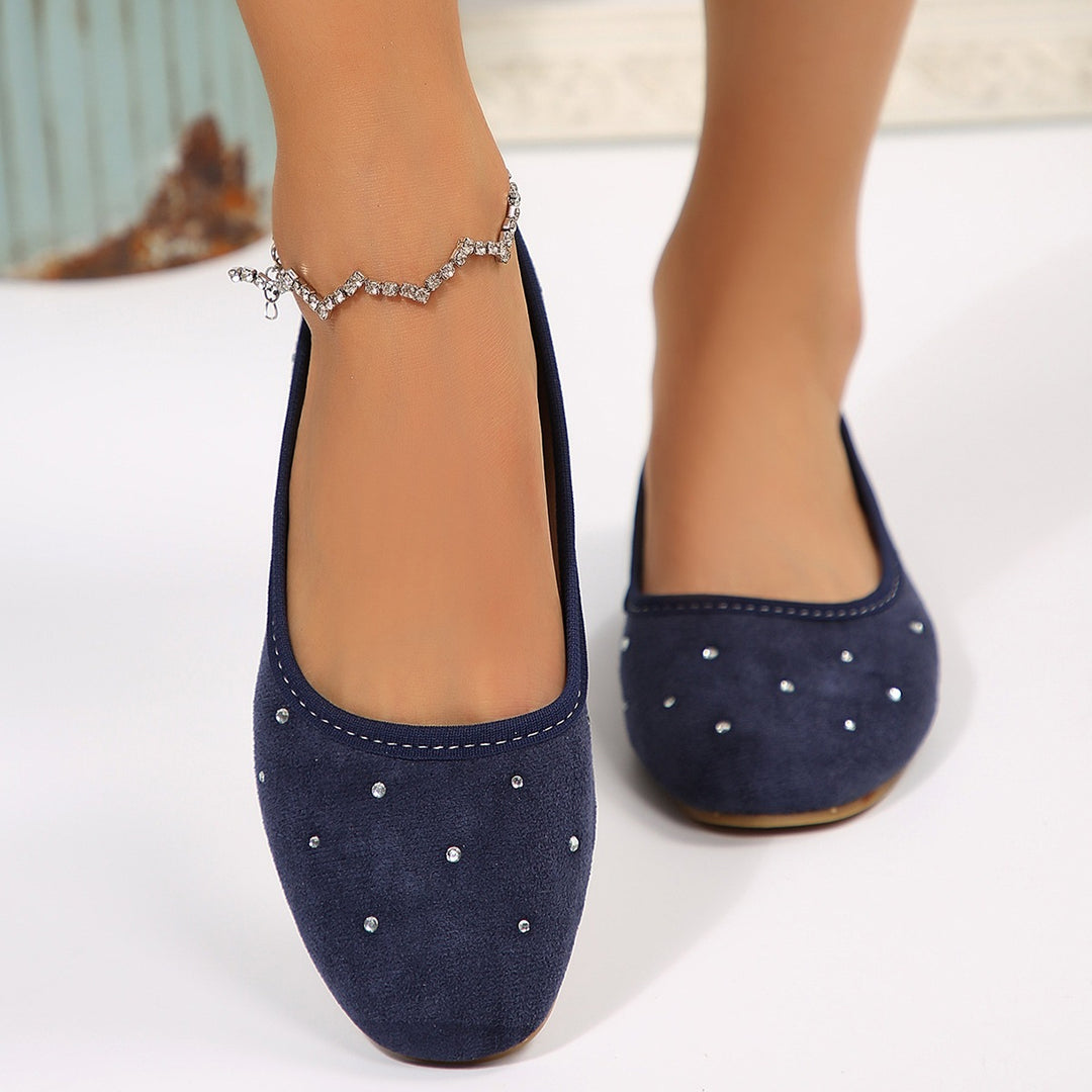 Damen Elegante und funkelnde Ballerinas EB