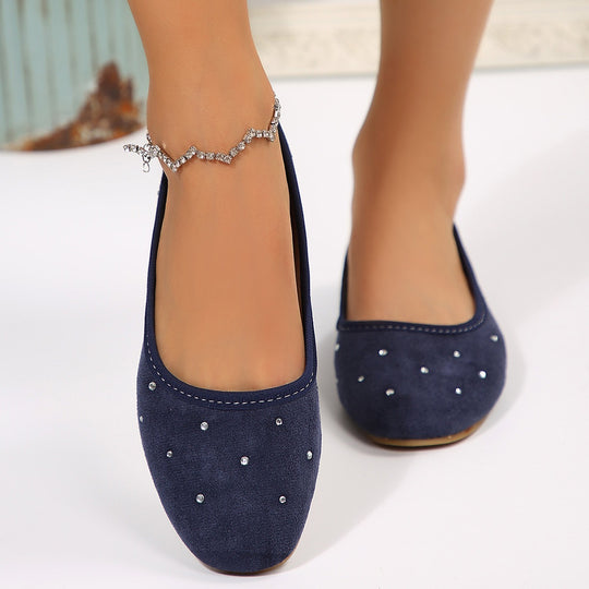 Damen Elegante und funkelnde Ballerinas EB