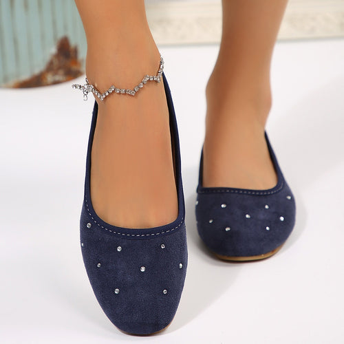 Damen Elegante und funkelnde Ballerinas EB