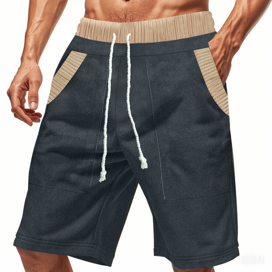 Herren Freizeit-Shorts mit elastischem Bund und praktischen Seitentaschen EB