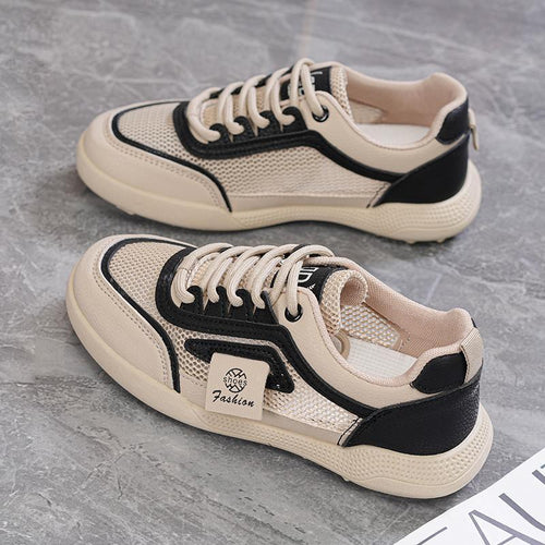 Damen Sportliche Sneakers mit atmungsaktiver Mesh-Oberfläche und bequemer Sohle EB