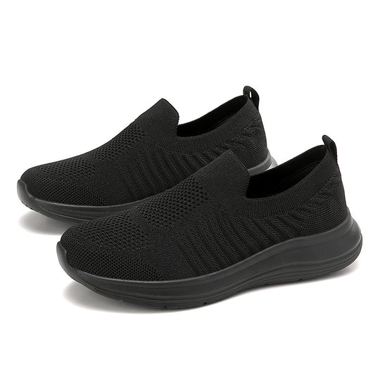 Damen Slip-On Laufschuhe mit atmungsaktiver Mesh-Oberfläche EB