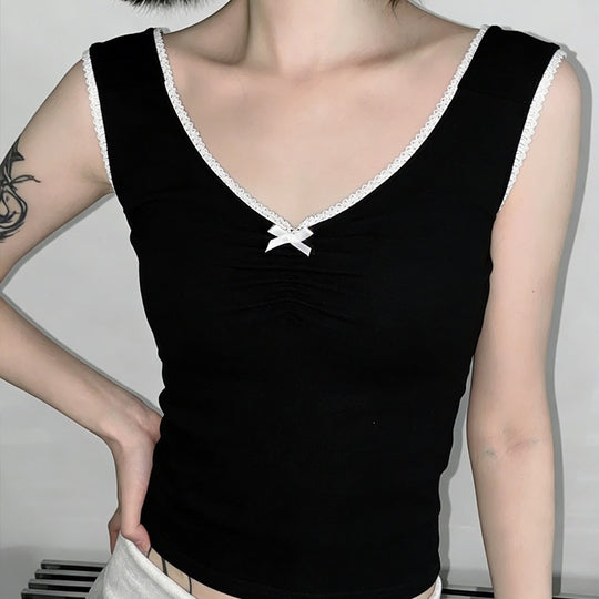 Damen verführerischer Bodysuit mit feinen Spitzenakzenten EB