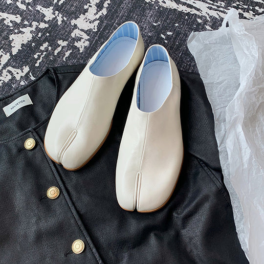 Damen modische Slipper mit glänzender Oberfläche und bequemem Schnitt EB