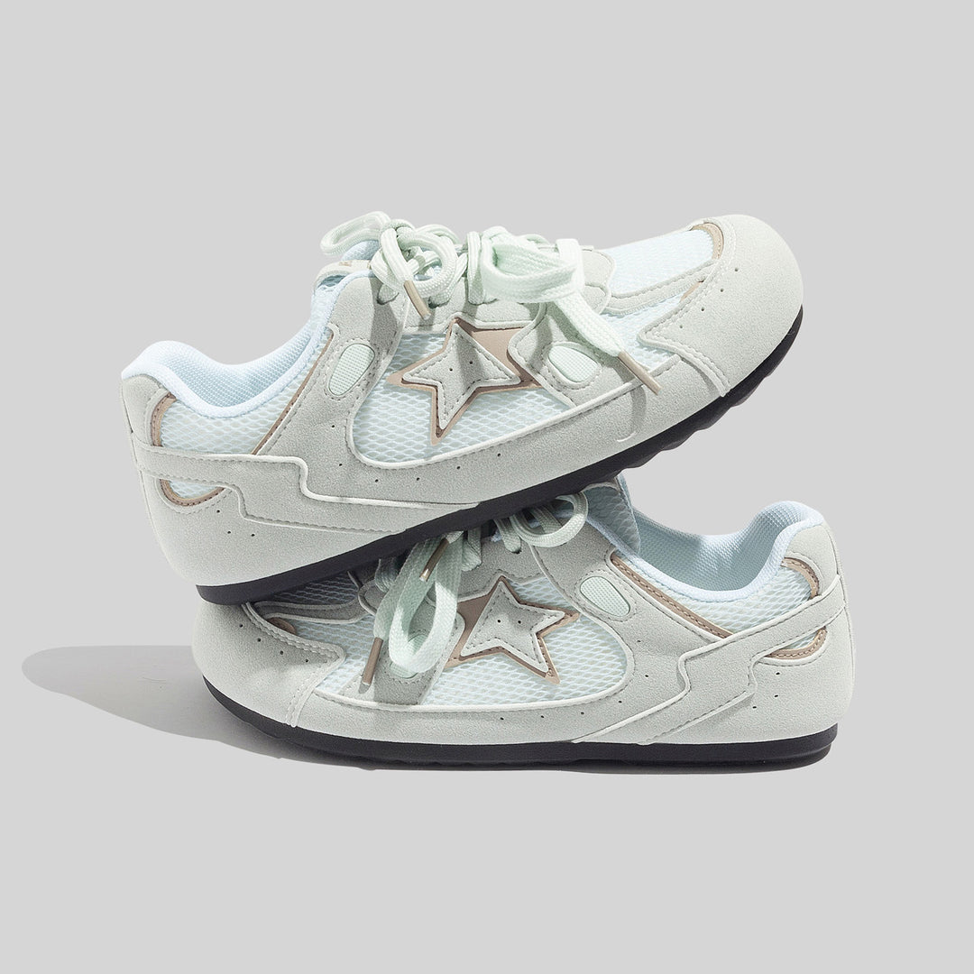 Damen Sportliche Sneakers mit atmungsaktivem Mesh-Obermaterial und flexibler Sohle EB