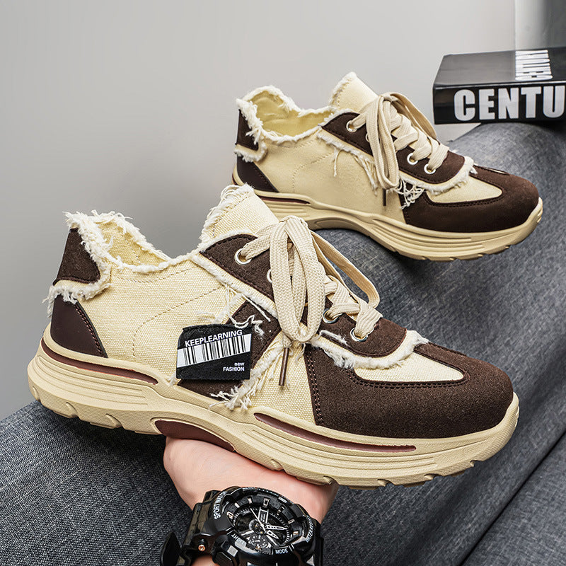 Damen Modische Freizeit-Sneaker mit einzigartiger Oberflächenstruktur EB