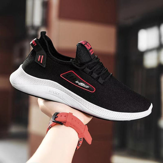 Damen Sportliche Sneakers mit atmungsaktivem Obermaterial und flexibler Laufsohle EB