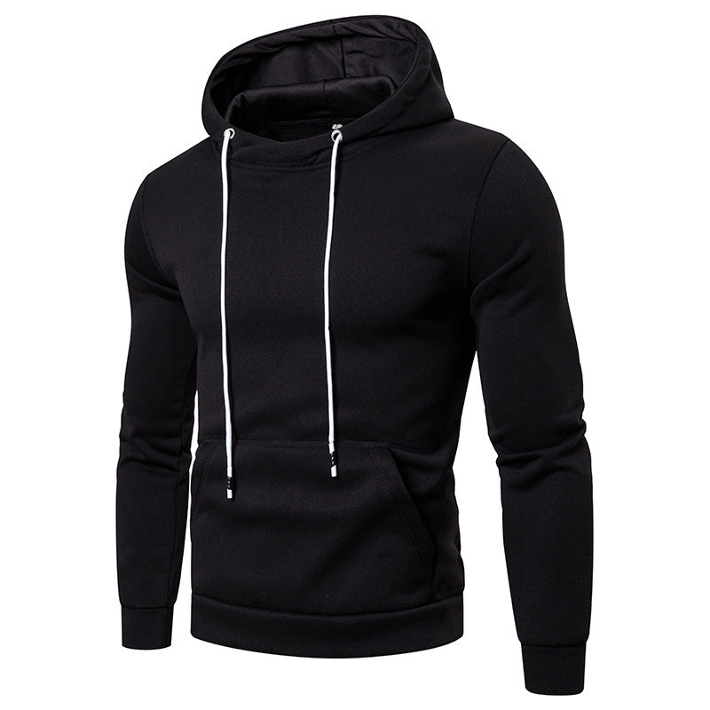 Herren Sportlicher Kapuzenpullover aus weichgewebtem Material mit praktischer Kängurutasche EB