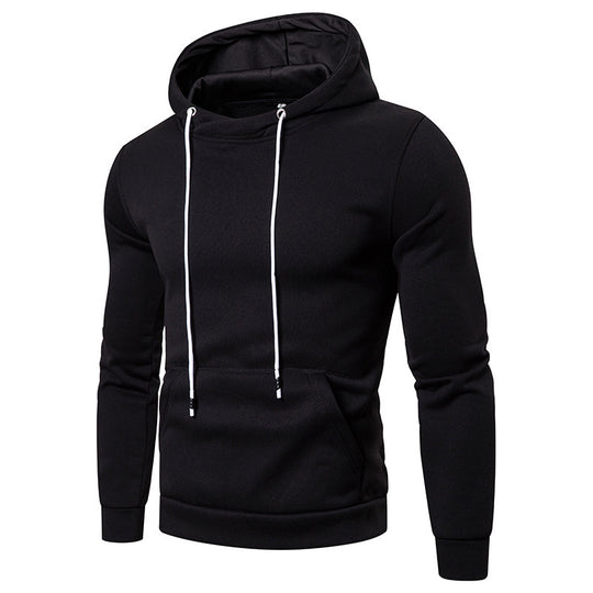 Herren Sportlicher Kapuzenpullover aus weichgewebtem Material mit praktischer Kängurutasche EB