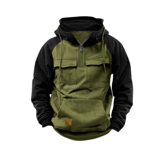 Herren Funktioneller Hoodie mit praktischen Taschen und innovativem Design EB