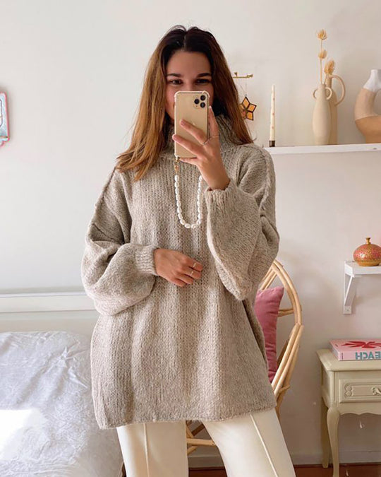 EB | Bequemer Strickpulli In Übergröße Für Frauen