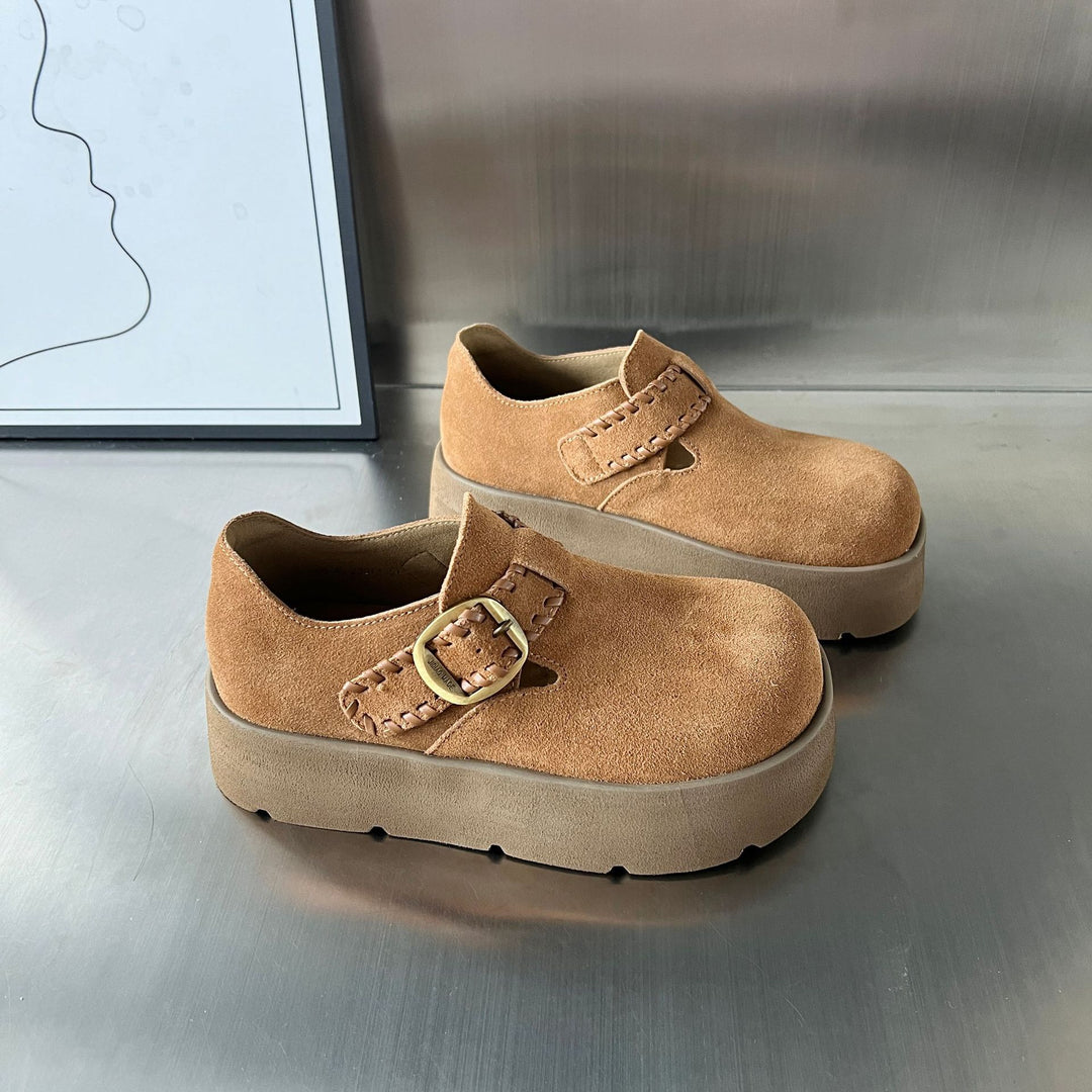 Damen Clogs mit modischem Riemen und komfortablem Fußbett EB