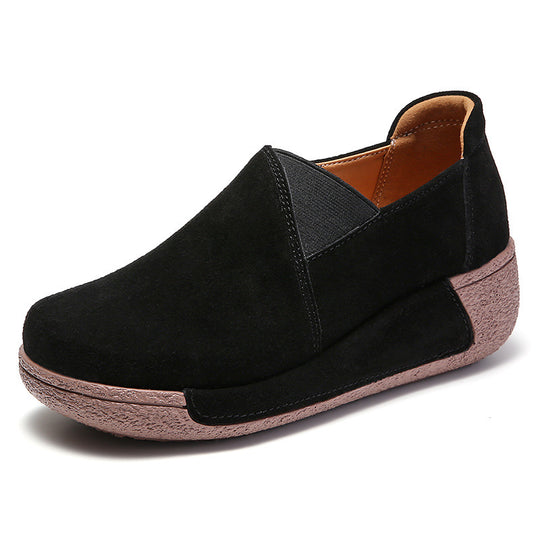 Damen Komfortable Slip-On Sneakers mit anpassungsfähiger Sohle EB