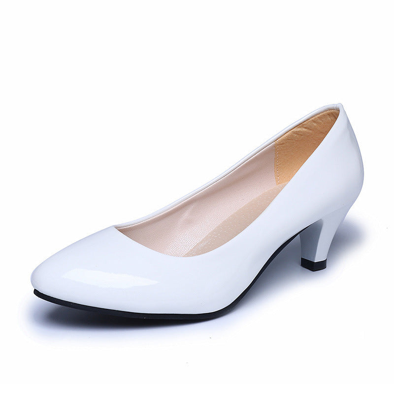 Damen klassische Pumps mit elegantem Absatz und modischem Design EB