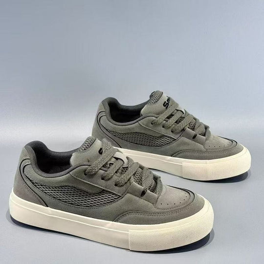 Damen Sportliche Sneaker mit atmungsaktivem Obermaterial und gepolstertem Fußbett EB