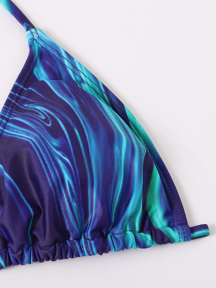 Damen Bikini-Set mit fließendem Überwurf EB