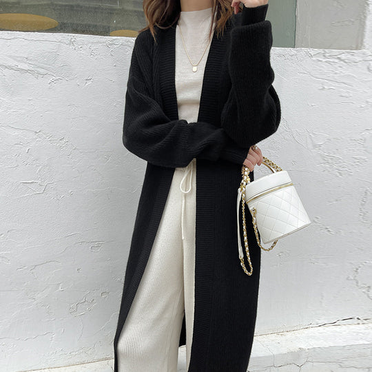 Damen Strickcardigan mit lässigem Schnitt und praktischen Taschen EB